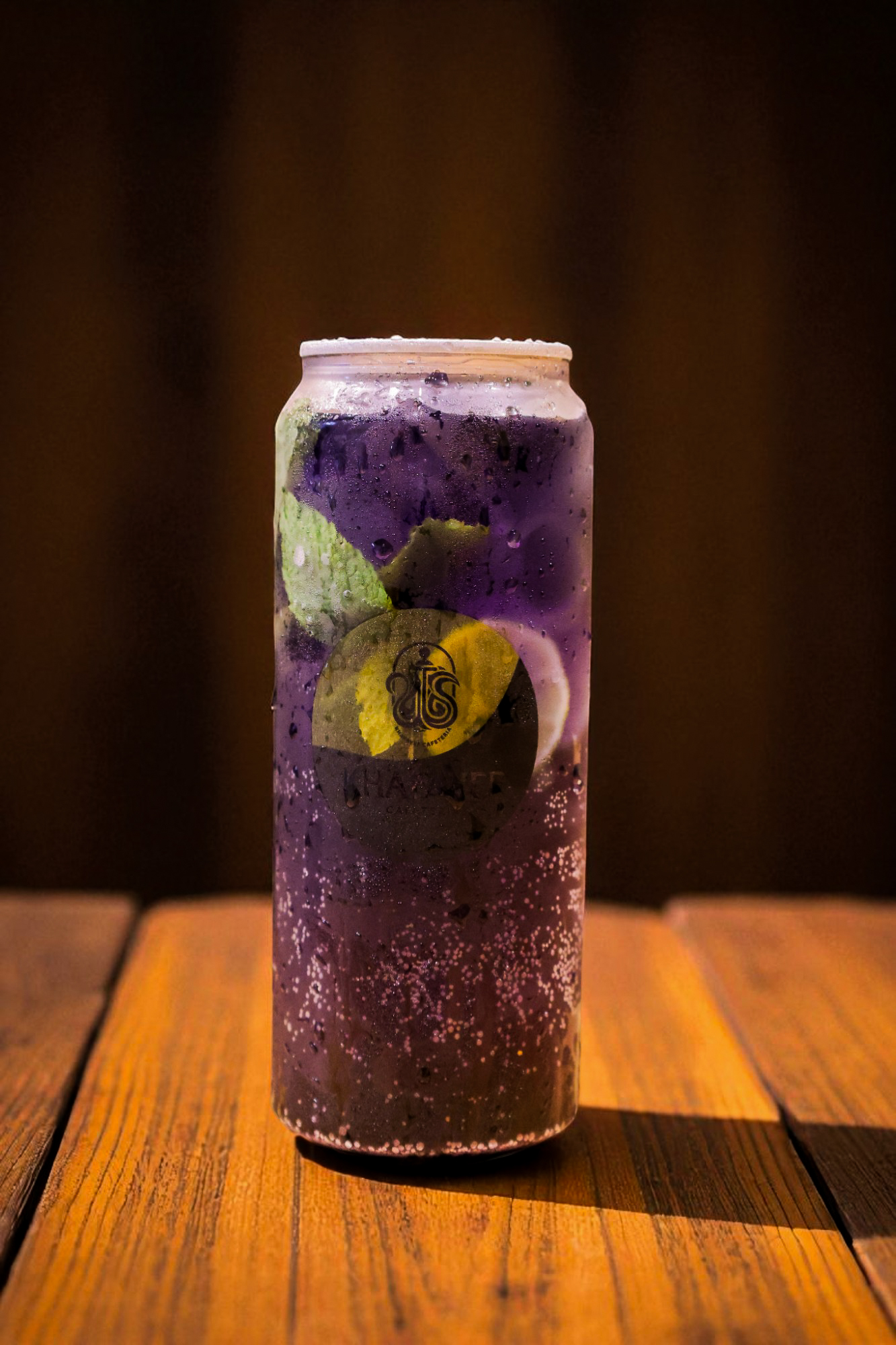 Black Magic Mojito fresh drink at Khafayef Restaurant Ajman | موهيتو بلاك ماجيك خفايف عجمان